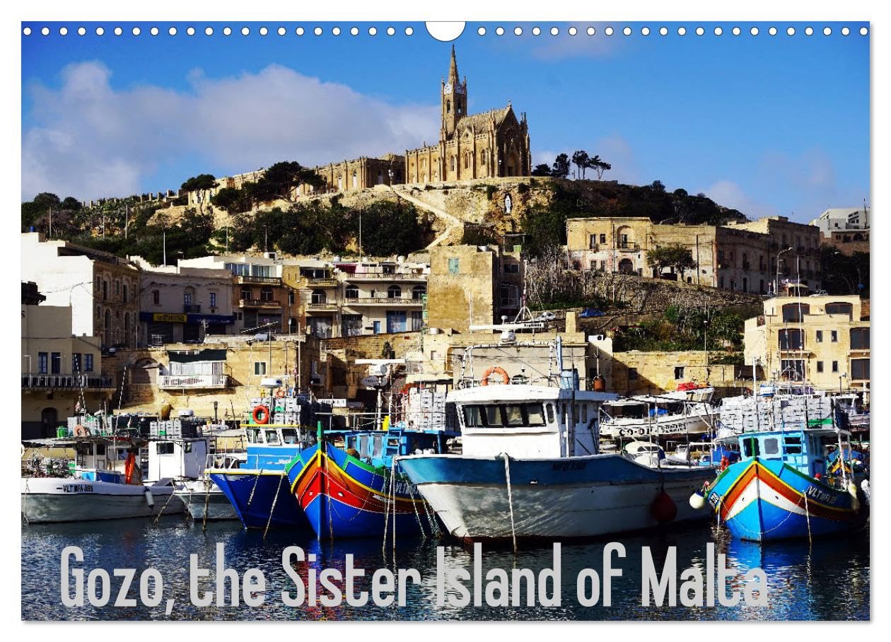 Gozo - Malta's little sister island (Wall Calendar 2026 DIN A3 landscape), CALVENDO 12 Month Wall Calendar: This calendar explores Malta's little sister and her original life