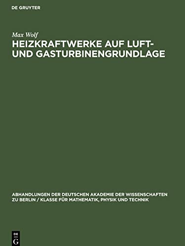 Heizkraftwerke auf Luft- und Gasturbinengrundlage
