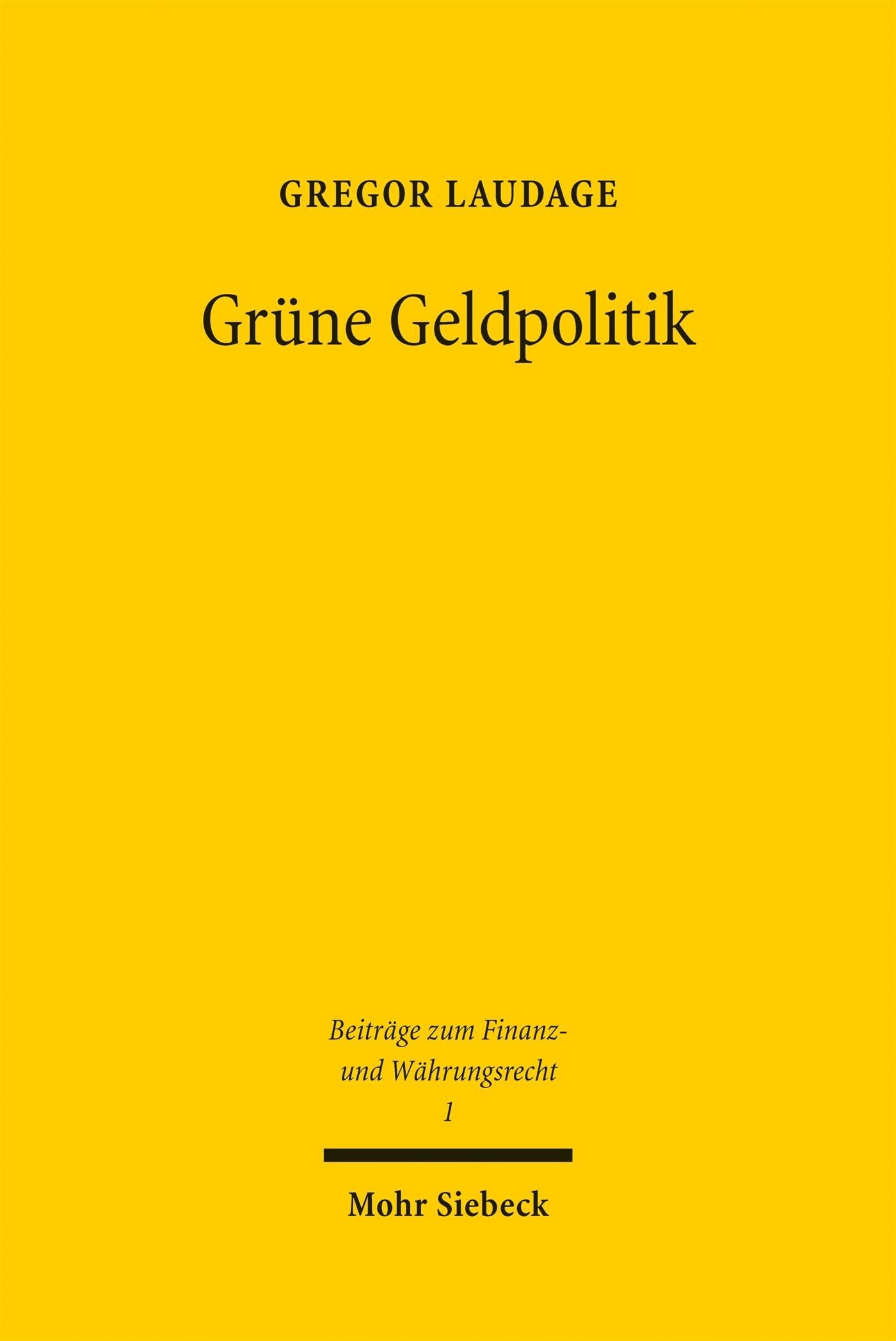 Rexroth, Gregor Laudage: Grüne Geldpolitik