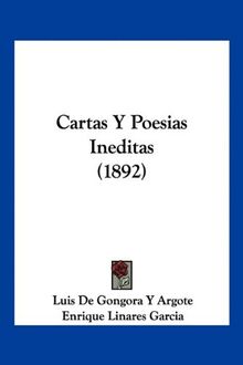 Cartas Y Poesias Ineditas (1892)