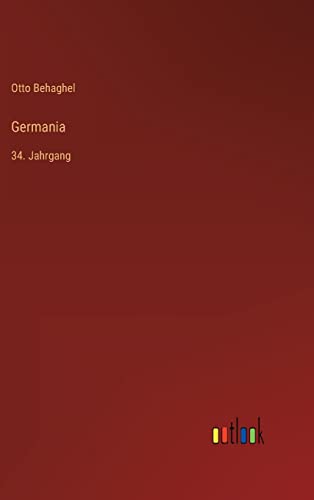 Germania: 34. Jahrgang