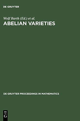 Abelian varieties. Proceedings of the International Conference held in Egloffstein, Germany, October 3-8, 1993.