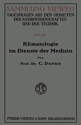 Klimatologie im Dienste der Medizin (German Edition)