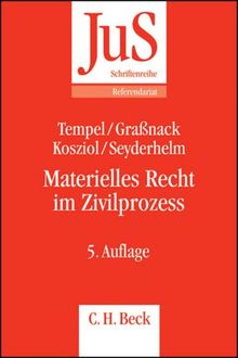 Materielles Recht im Zivilprozess: Schwerpunkte der zivilrichterlichen Praxis