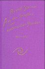 Aus den Inhalten der esoterischen Stunden, Bd.1, 1904-1909: Gedächtnisaufzeichnungen von Teilnehmern