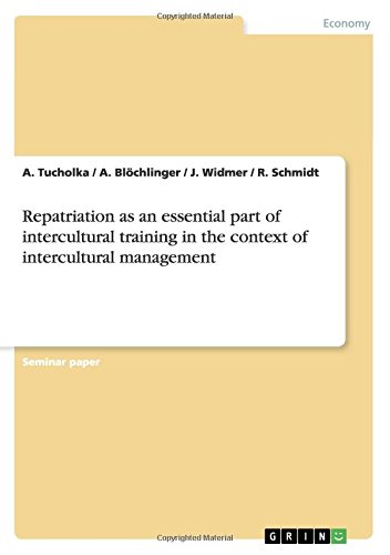 Repatriation as an essential part of intercultural training in the context of intercultural management