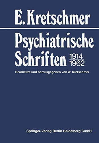 Psychiatrische Schriften 19141962