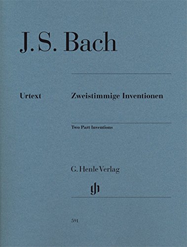 Bach, Johann Sebastian: Zweistimmige Inventionen für Klavier zu zwei Händen. Revidierte Ausgabe von HN 169