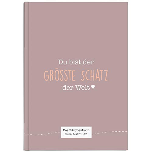 Du bist der größte Schatz der Welt: Ein einzigartiges Geschenk zum Ausfüllen (pastellviolett)