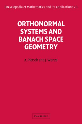 EOM: 70 Orthonormal Systems (Encyclopedia of Mathematics and its Applications, Band 70)