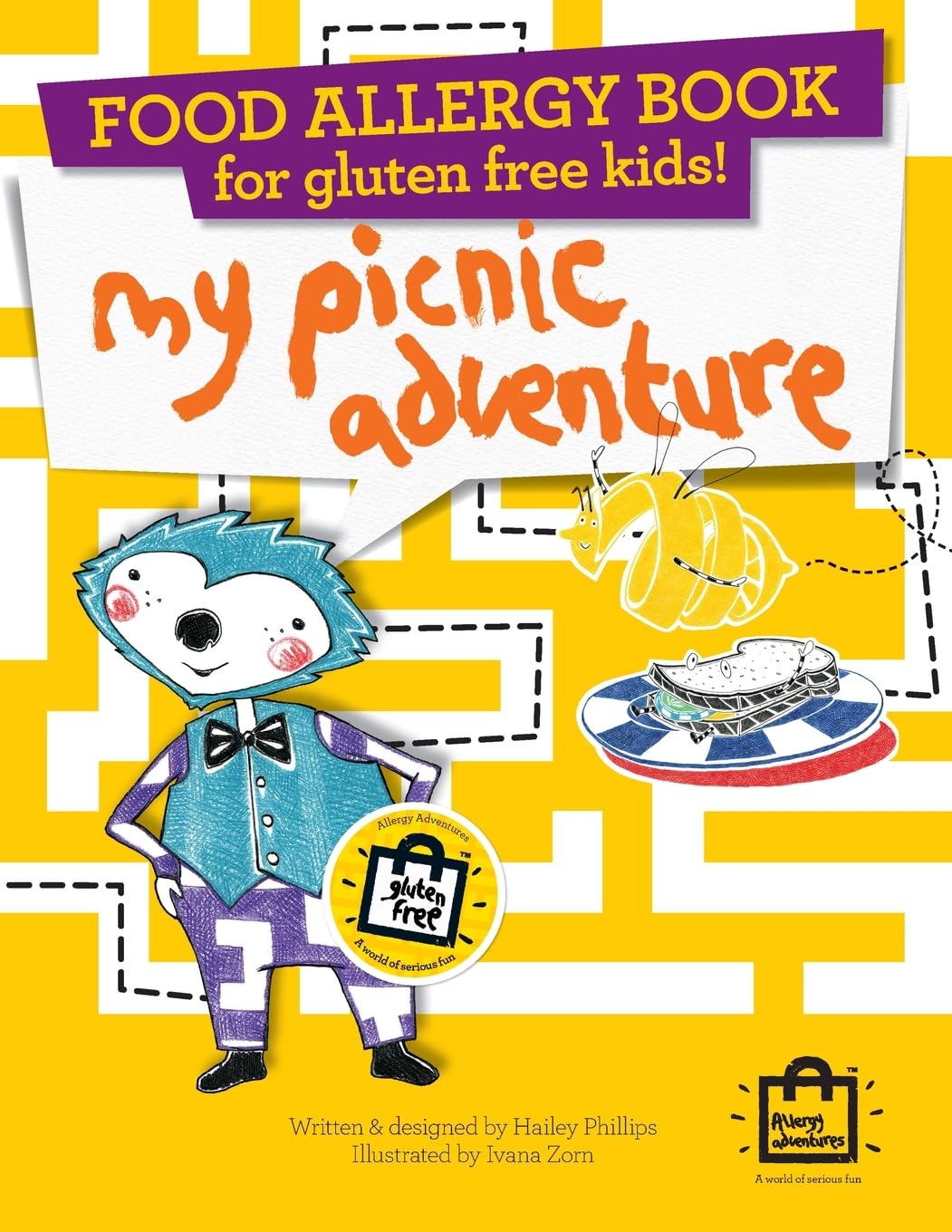 Food Allergy Book for Gluten Free Kids!: My Picnic Adventure – Children's Allergy Adventures Series