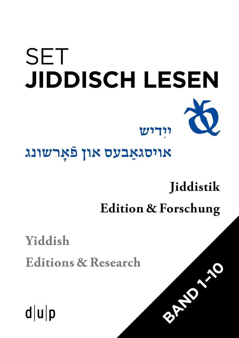 Set: Jiddisch lesen: Jiddistik Edition und Forschung Bd. 1-10 (Jiddistik. Edition und Forschung / Yiddish. Editions and Research / ייִדיש. אויסגאַבעס און פֿאָרשונג)