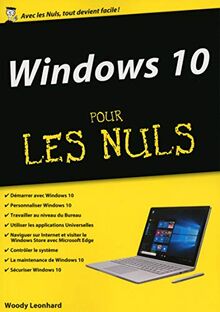Windows 10 pour les Nuls mégapoche von LEONHARD, Woody | Buch | Zustand sehr gut