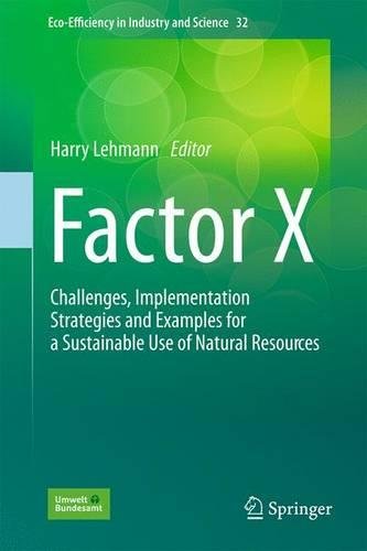 Factor X: Challenges, Implementation Strategies and Examples for a Sustainable Use of Natural Resources (Eco-Efficiency in Industry and Science, Band 32)