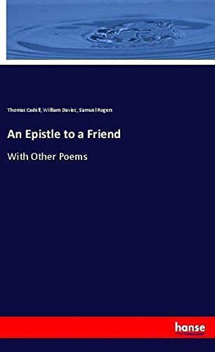 An Epistle to a Friend: With Other Poems