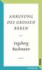 Salzburger Bachmann Edition: Anrufung des Großen Bären
