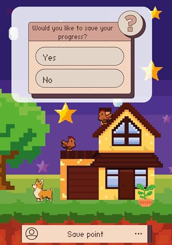 JOURNAL - Daily Happy Journal - save point: Be happy/ Happy Journal/ Daily Journal/ Gaming/ Pixel ENGLISH