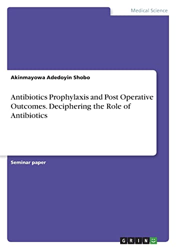 Antibiotics Prophylaxis and Post Operative Outcomes. Deciphering the Role of Antibiotics