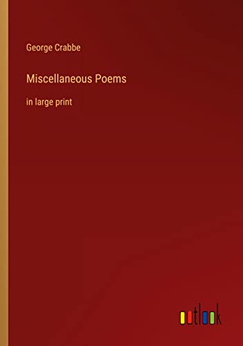 Miscellaneous Poems: in large print