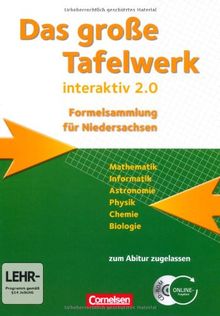 Das große Tafelwerk interaktiv 2.0 - Niedersachsen: Schülerbuch mit CD-ROM