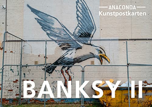 Die Buchhandlung in Oelde hat das Buch Postkarten-Set Banksy II: 18 Kunstpostkarten aus hochwertigem Karton. ca. 0,44€ pro Karte. Berühmte Banksy Bilder: Streetart zum Sammeln, Verschicken ... Postcrossing (Anaconda Postkarten, Band 61)
