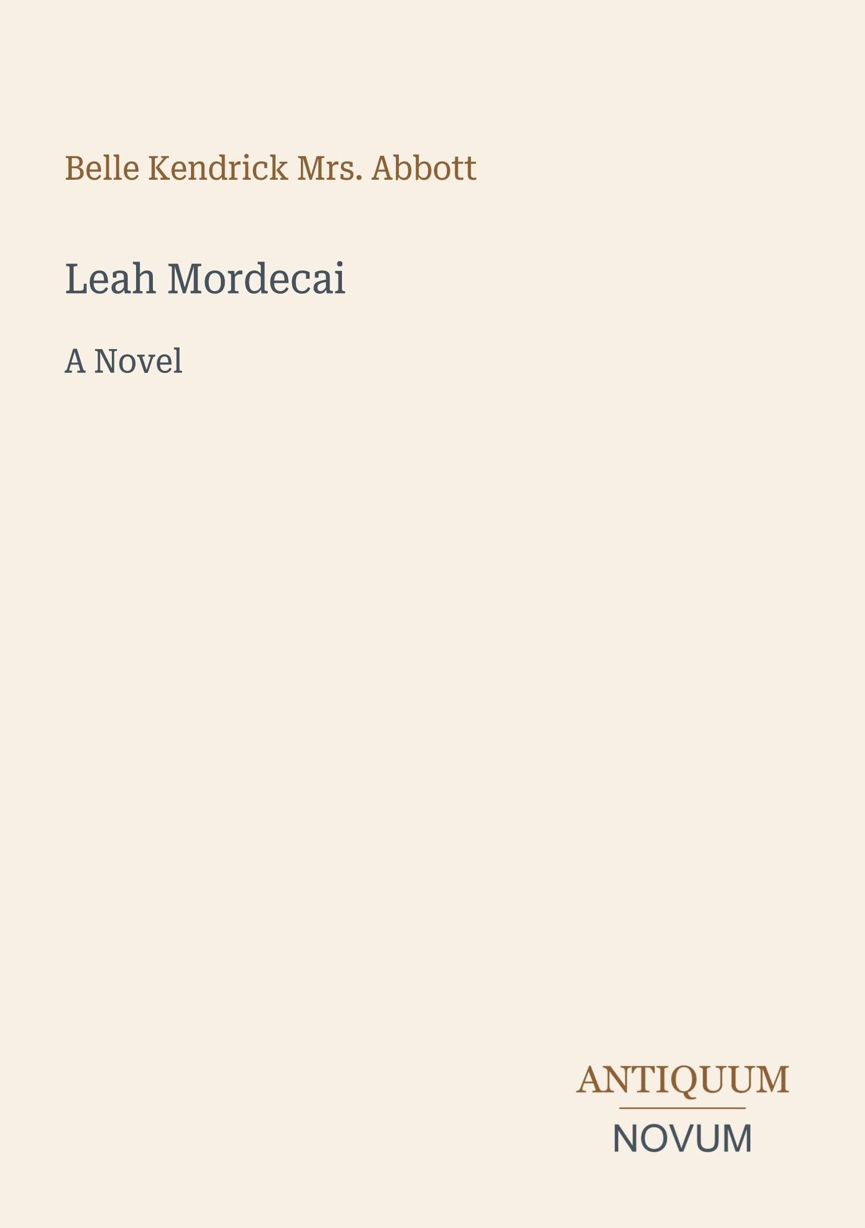 Leah Mordecai