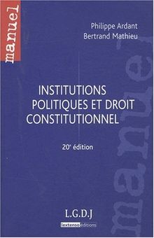 Institutions politiques et droit constitutionnel