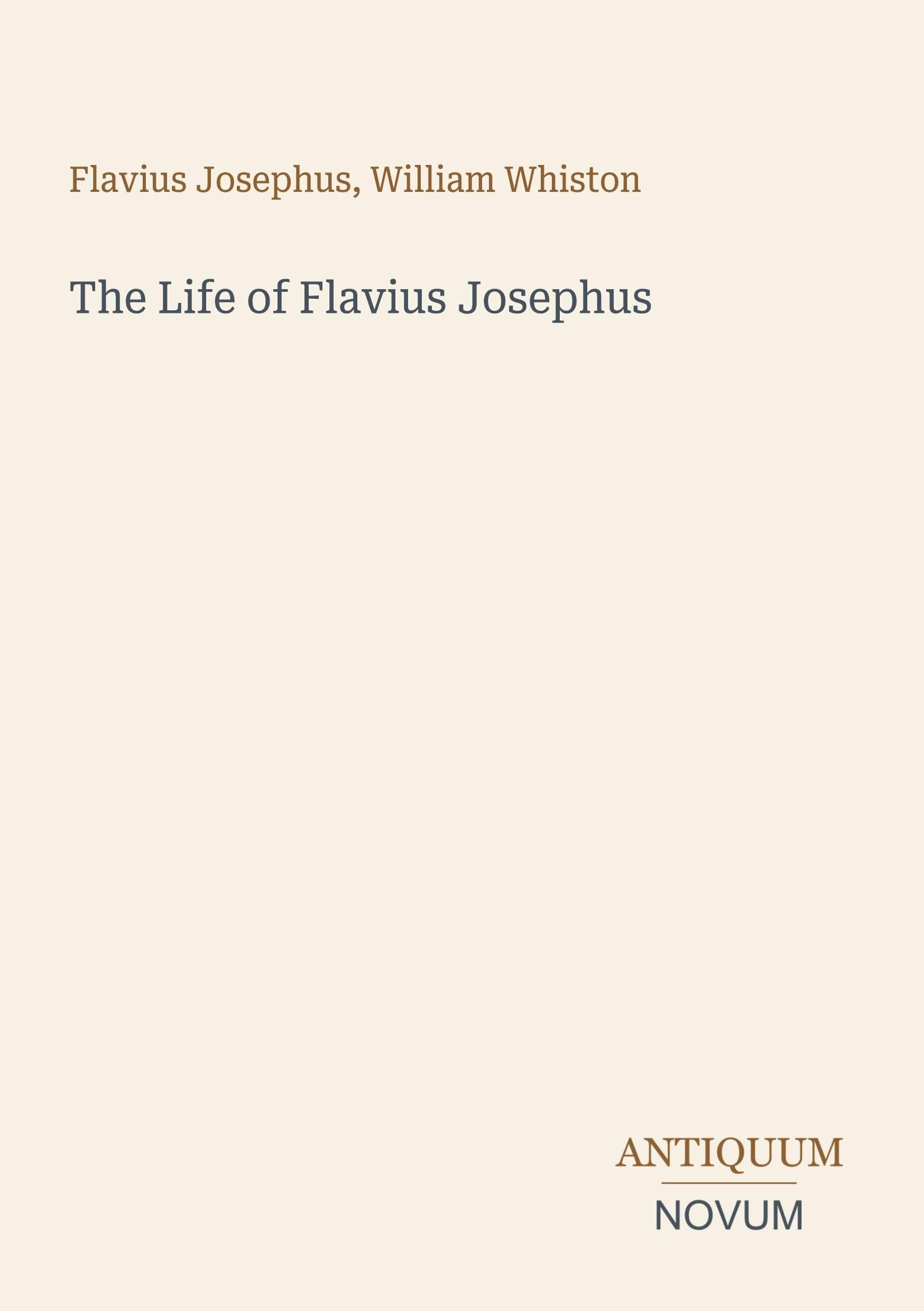 The Life of Flavius Josephus