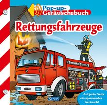 Rettungsfahrzeuge. Pop-up Geräuschebuch