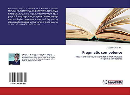 Pragmatic competence: Types of extracurricular works for formation pupils pragmatic competence