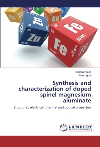 Synthesis and characterization of doped spinel magnesium aluminate: Structural, electrical, thermal and optical properties