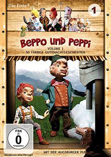 Augsburger Puppenkiste - Beppo und Peppi, Vol. 1 / 50 farbige Gutenachtgeschichten des Klassikers [2 DVDs]