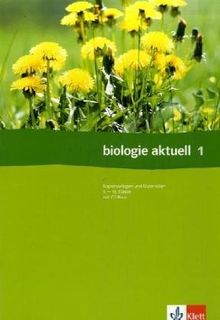 Biologie Aktuell. 5.-13. Schuljahr: PRISMA. Biologie aktuell 1. Mit CD-ROM. Klasse 5 bis 13. Kopiervorlagen, Materialien (Lernmaterialien): Heft 1