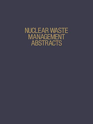 Nuclear Waste Management Abstracts (IFI Data Base Library)