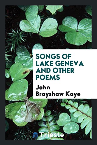 Songs of Lake Geneva and Other Poems