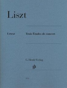 Trois Études de concert; Klavier zu zwei Händen: Instrumentation: Piano solo (G. Henle Urtext-Ausgabe)