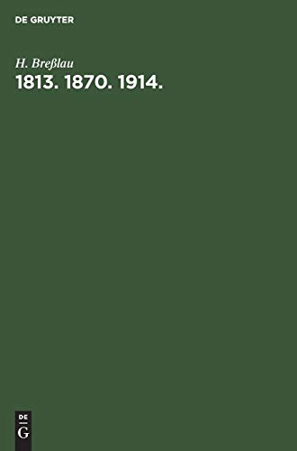 1813. 1870. 1914.: Rede gehalten im Saal der Aubette zu Straßburg am 31. Oktober 1914