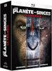 Coffret la planète des singes 3 films : les origines ; l'affrontement ; suprémacie [Blu-ray] [FR Import]