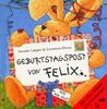 Geburtstagspost von Felix - Minibuch 12 x 12 cm mit vielen echten Ueberraschungen