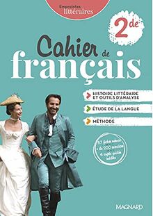Empreintes littéraires Français 2de (2021) - Cahier consommable – Élève (2021): Cahier de l'élève