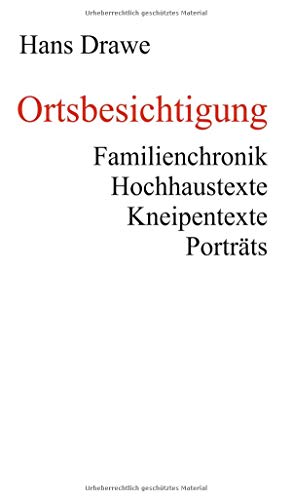 Ortsbesichtigung: Familienchronik, Hochhaustexte, Kneipentexte, Porträts