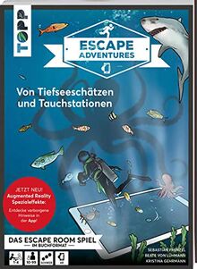 Escape Adventures AR – Augmented Reality. Von Tiefseeschätzen und Tauchstationen: Das ultimative Escape-Room-Erlebnis mit spannenden ... Schwer. 120 Minuten Spielzeit