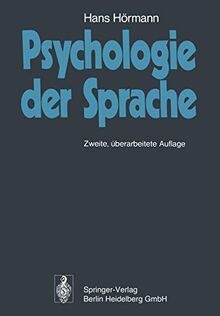 Psychologie der Sprache (German Edition)