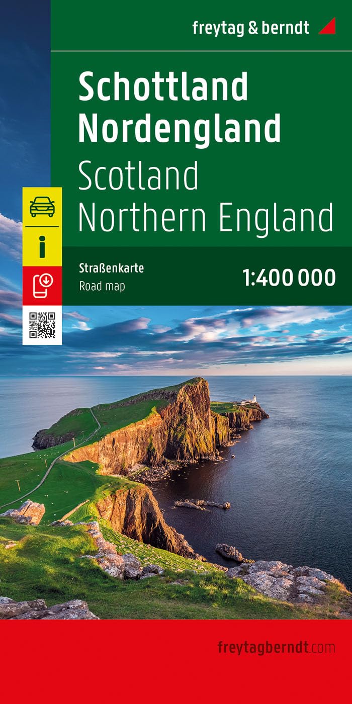Schottland - Nordengland, Autokarte 1:400.000, freytag & berndt (freytag & berndt Auto + Freizeitkarten)