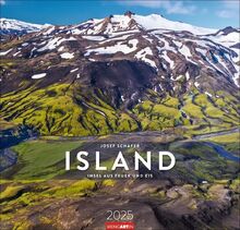 Island Kalender 2025 - Insel aus Feuer und Eis: Wandkalender XXL mit 12 atemberaubenden Fotos von Islands Gletschern, Vulkan-Landschaften und ... 48 x 46 cm (Reisekalender Weingarten)