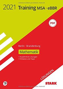 STARK Lösungen zu Training MSA/eBBR 2021 - Mathematik - Berlin/Brandenburg