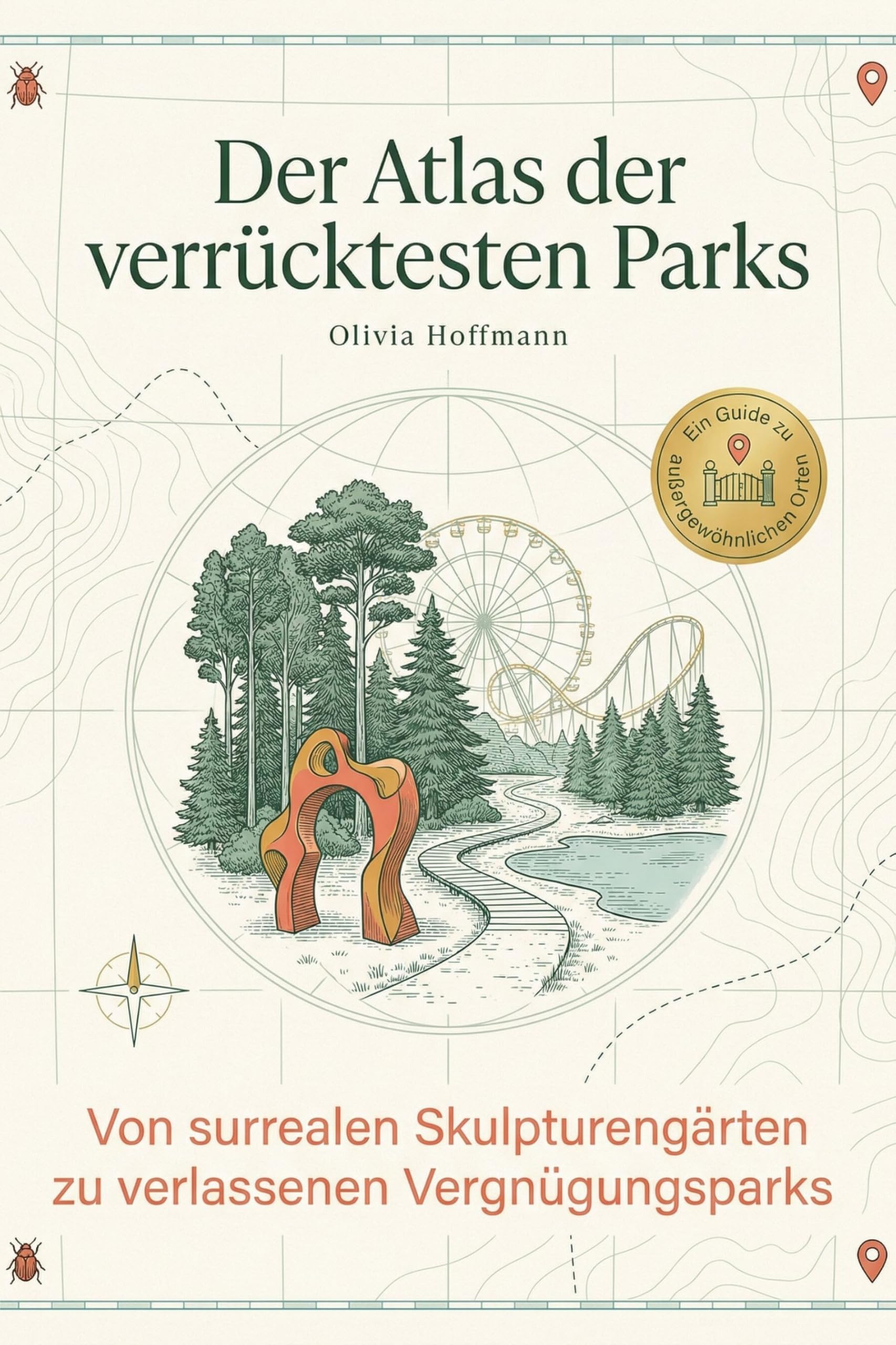 Der Atlas der verrücktesten Parks: Von surrealen Skulpturengärten zu verlassenen Vergnügungsparks. Ein Guide für Familien, Künstler und alle, die das Besondere suchen