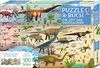 Puzzle & Buch: Die Zeit der Dinosaurier: Puzzle mit 300 Teilen (Puzzle-und-Buch-Reihe)