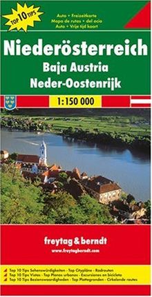 Freytag Berndt Autokarten, Niederösterreich - Maßstab 1:150 000