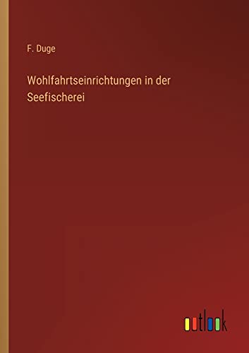 Wohlfahrtseinrichtungen in der Seefischerei